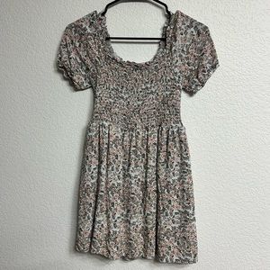 ART CLASS Girls Floral Stretch Dress (Size 10/12)